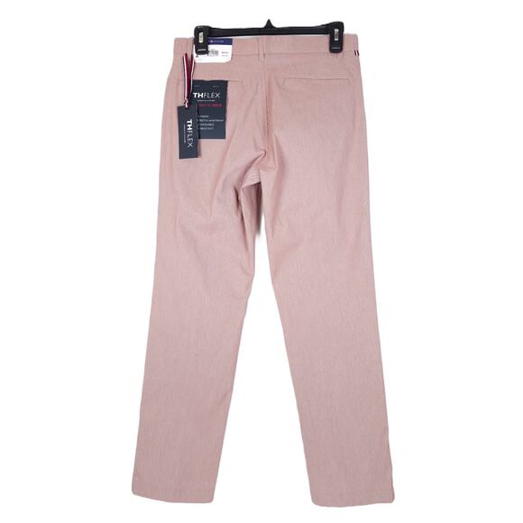 Tommy Hilfiger Men’s Modern-Fit Stretch Twill Dress Pants Rose Pink 34x34 NWT - Picture 3 of 6